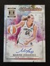 Marine Johannes 2025 WNBA Panini Impeccable Water Colors Base Auto #83/99 (Rare)