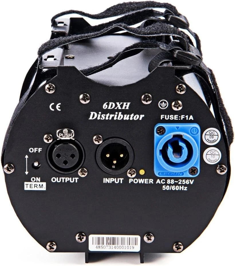 Compact 6-Way DMX Splitter for Streamlined Signal Management in Entertainment - Image 4 of 4