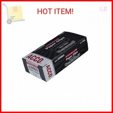 ACCO Jumbo Paper Clips, Non-Skid, Premium, Steel Wire, 20 Sheet Capacity, Silver