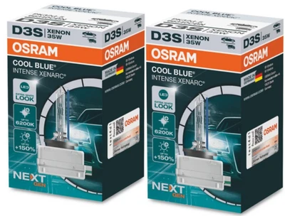 2x D3S OSRAM COOL BLUE Xenon INTENSE NextGen. 6200K 150% 12/24V Edition 2026 LED - Bild 1 von 2