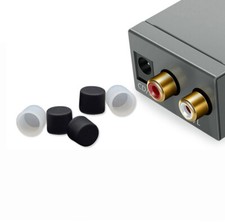 Tapa de enchufe de protección contra polvo de interfaz fono RCA cubierta AV tapón de goma de silicona