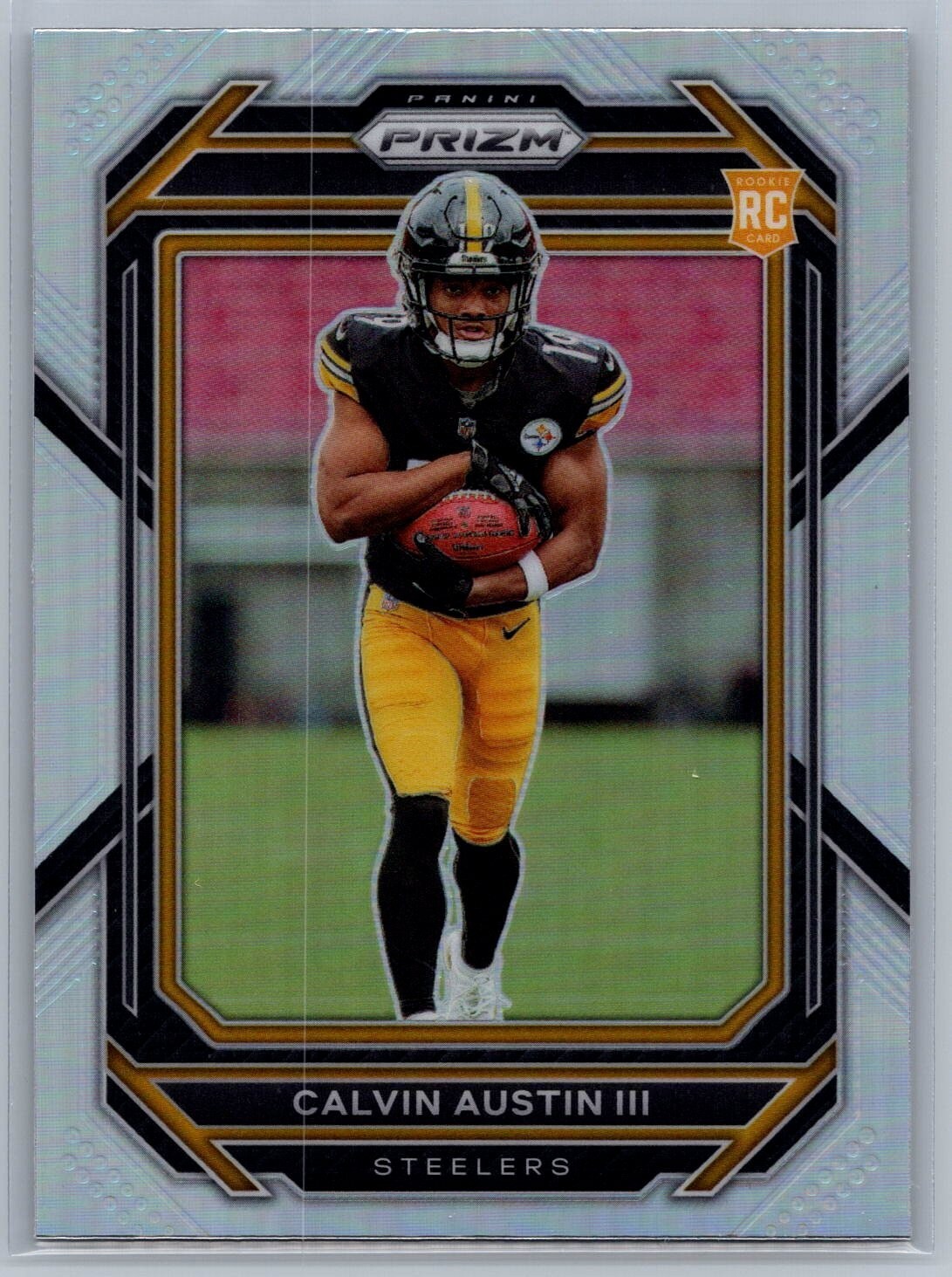 2022 Panini Prizm - Rookies Calvin Austin III #338 Silver Prizm (RC)