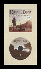 Ronnie Dunn "Brooks & Dunn" SIGNED 'Tattooed Heart' Framed CD Display ACOA