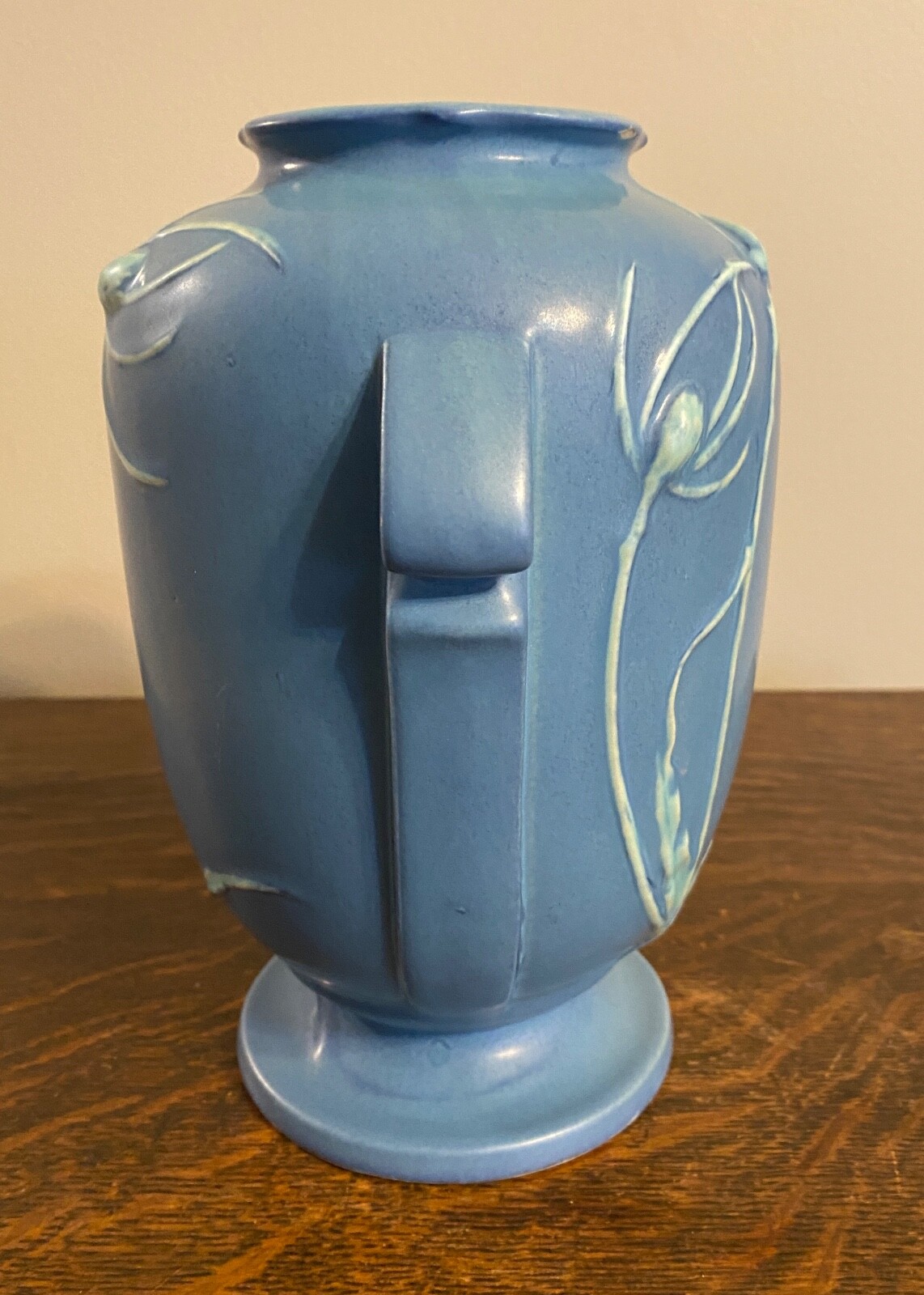 Roseville Pottery Rare Trial Glaze Teasel Vase 8848" eBay