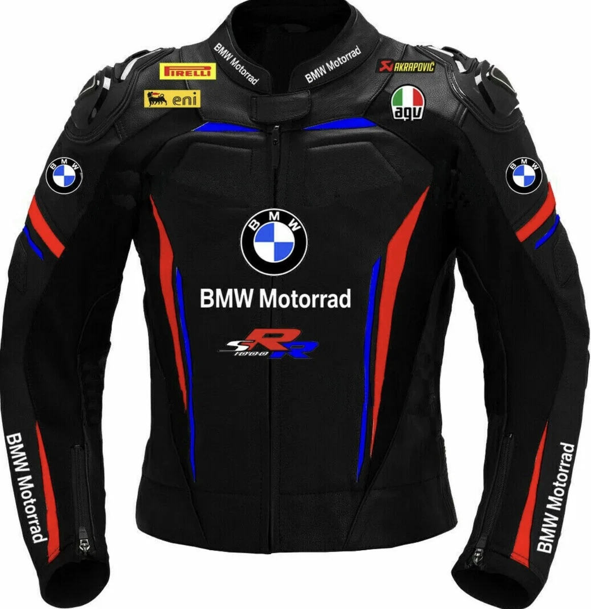 Bmw motorcycle jacket motorbike jacket cowhide leather bikers raceing jacket  | eBay