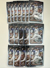 (17x Lot) 2024 DARIUS VINES Topps Chrome Rookie RC Atlanta Braves 