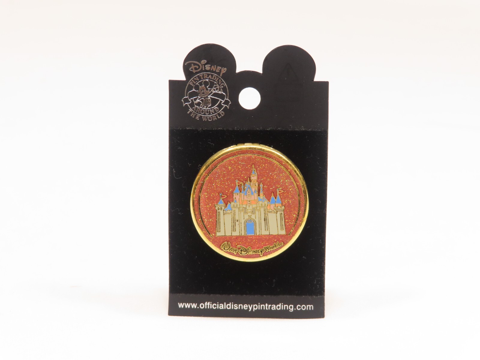 Disney Walt Disney World Compact Mirror Pin Sleeping Beauty MOC 6873