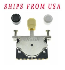 KAISH Die-cast 3Way Guitar Pickup Selector Switch fits Tele/ST with 3 Barrel Tip