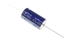 4pcs 47uF 450V DC Axial Electrolytic Aluminum Capacitor Volts 47mfd 450VDC