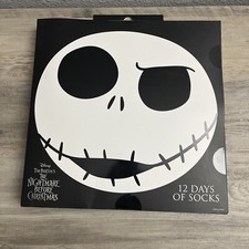 Disney Nightmare Before Christmas 12 Days Of Socks Unisex NEW