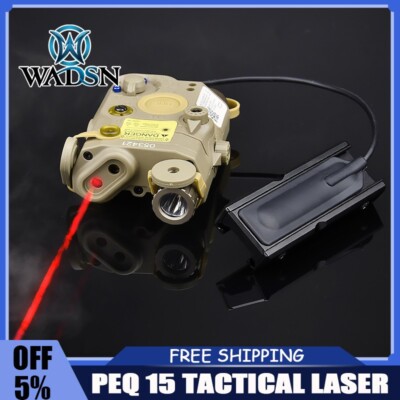 Full Function Peq 15 - Tan/Black ILLUMINATOR Model w/ Green Vis + IR  NEW