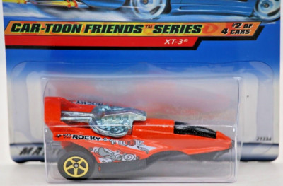 Hot Wheels Car-Toon Friends Series XT-3 Rocky #986 Orange Die Cast #2 of 4 1:64