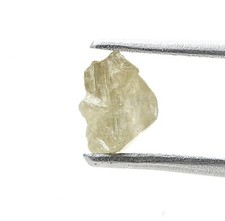 Uncut Rare Diamond 0.73ct Light Green Sparkling Natural Irregular Shape For Ring