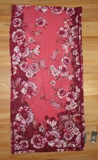 New Vince Camuto Garden Path Oblong Scarf 18"x72" NWT VC371