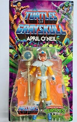 MOTU X TMNT Turtles of Grayskull April O´Neal Actionfigur 14 cm MOC NEU OVP ! - Bild 1 von 4
