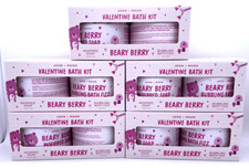 Lot Of 5 Joon Moon 2pc Bath Kit Beary Berry Bath Fizz Whipped Soap, FREE SHIP