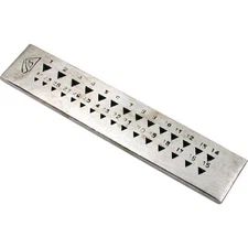 30 Triangular Hole Drawplate Jewelers Wire Draw Plate Jewelry Craft Shaping Tool