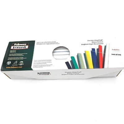 Fellowes D106BI Ringbuchklammern 6mm 50 Stk Weiß Ordner Bürobedarf Festmacher