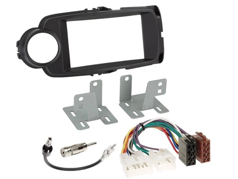 JVC KW-M180DBT 2DIN DAB+ Autoradio für Toyota Yaris ab 2014 schwarz - Bild 2 von 4