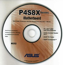 ASUS P4S8X series Motherboard Drivers Install M252