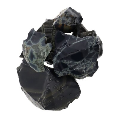 Spiderweb Obsidian - Rough Rocks for Tumbling -Wholesale Stone Crystal (Mexico)