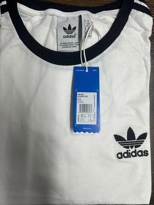 ADIDAS BRAND NEW SHORT SLEEVE ORIGINAL THREE STRIPE T-SHIRT