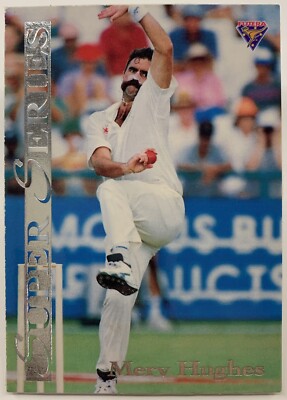 1994-95 Futera Super Series #SS13 Merv Hughes ACB Ashes Cricket Card Australia
