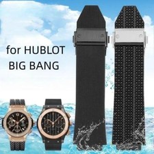 Cinturino orologio silicone classico per Hublot Universe serie Big Bang Fusion nuovo