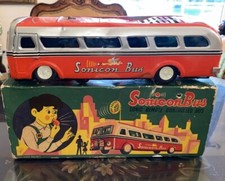 Japanese Masudaya Sonicon Bus In original box