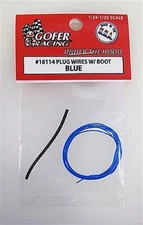 Gofer-Racing Plug Wires with Boot (Blue) - Plastic Model Vehicle Accessory