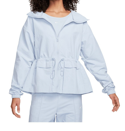 Nike FN3669-440 Women's Sz S Light Blue Oversized Trend Woven Jacket $120 - Picture 10 of 12