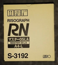 Genuine Riso S3192 Duplicator Masters Rolls Pack of 2 RN2000/2030/2130/2235/2530