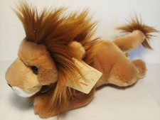 AURORA Miyoni Flopsie Lion Plush Brown 11" NEW