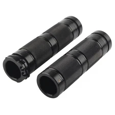 Motorcycle 1" CNC Black Handlebar Hand Grips For Harley Sportster XL883/1200 XR