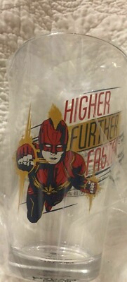 Amazon Exclusive Marvel Collector Corp Captain Marvel Funko Pint GLASS Cup MIB