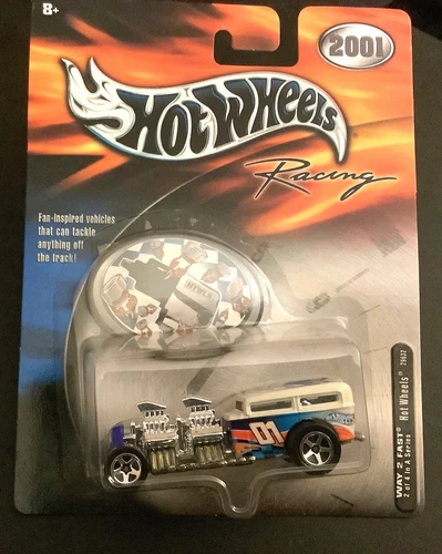 Vintage 2001 Hot Wheels Racing #01 Way 2 Fast 2 of 4 in A Series 29632 Classic