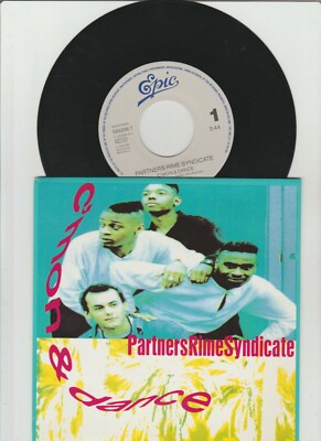 7'' - PARTNERS RIME SYNDICATE - C´Mon & Dance - MINT- / + Promo Info  Insert