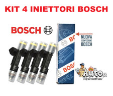 KIT 4 INIETTORI METANO BOSCH OPEL ZAFIRA COMBO 1.6 CNG 76KW 103CV