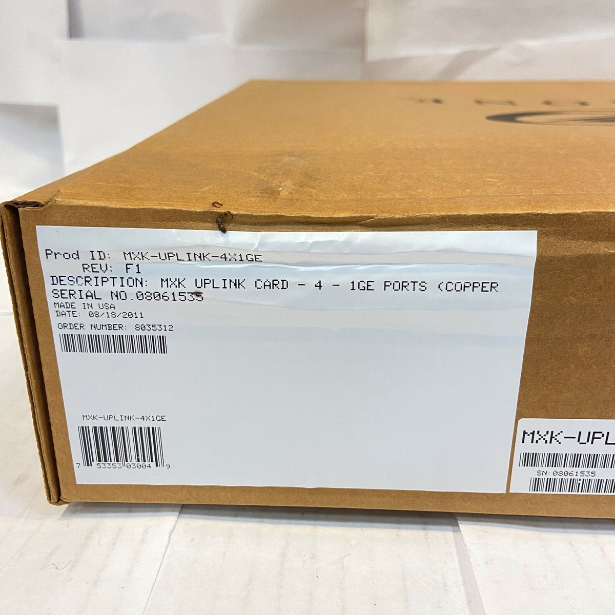 Zhone, MXK-UPLINK-4X1GE, MXK UPLINK Card, 4qty 1GE Ports *RH031721