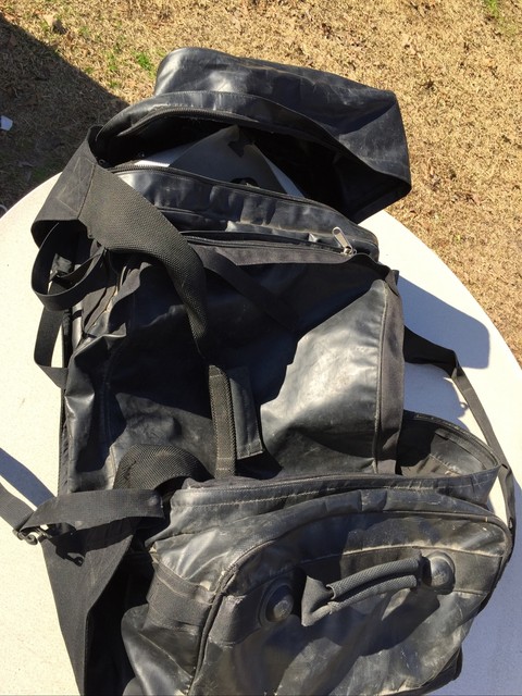 north face rolling duffel