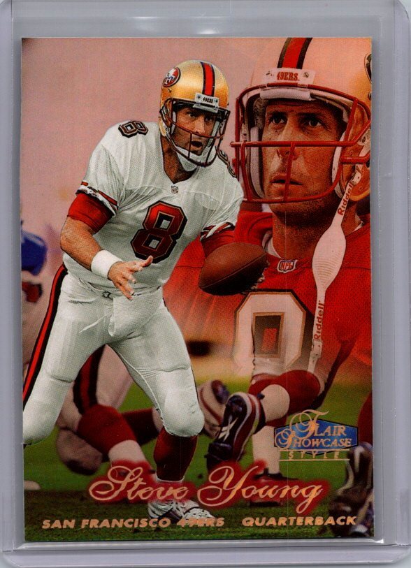 1998 Flair Showcase #17 Steve Young Flair Showcase Row 2 (Style)