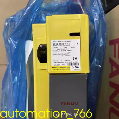 New 1PCS FANUC Servo Drive A06B-6089-H104 Via DHL or FedEx