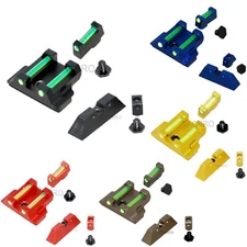 Anodized Aluminum Front & Rear Sight Combo Kits Fit GLOCK Gen1-4