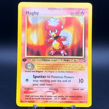 Pokemon Magby 23/111 - NM - 1st Edition Neo Genesis 2000 - Rare on eBay