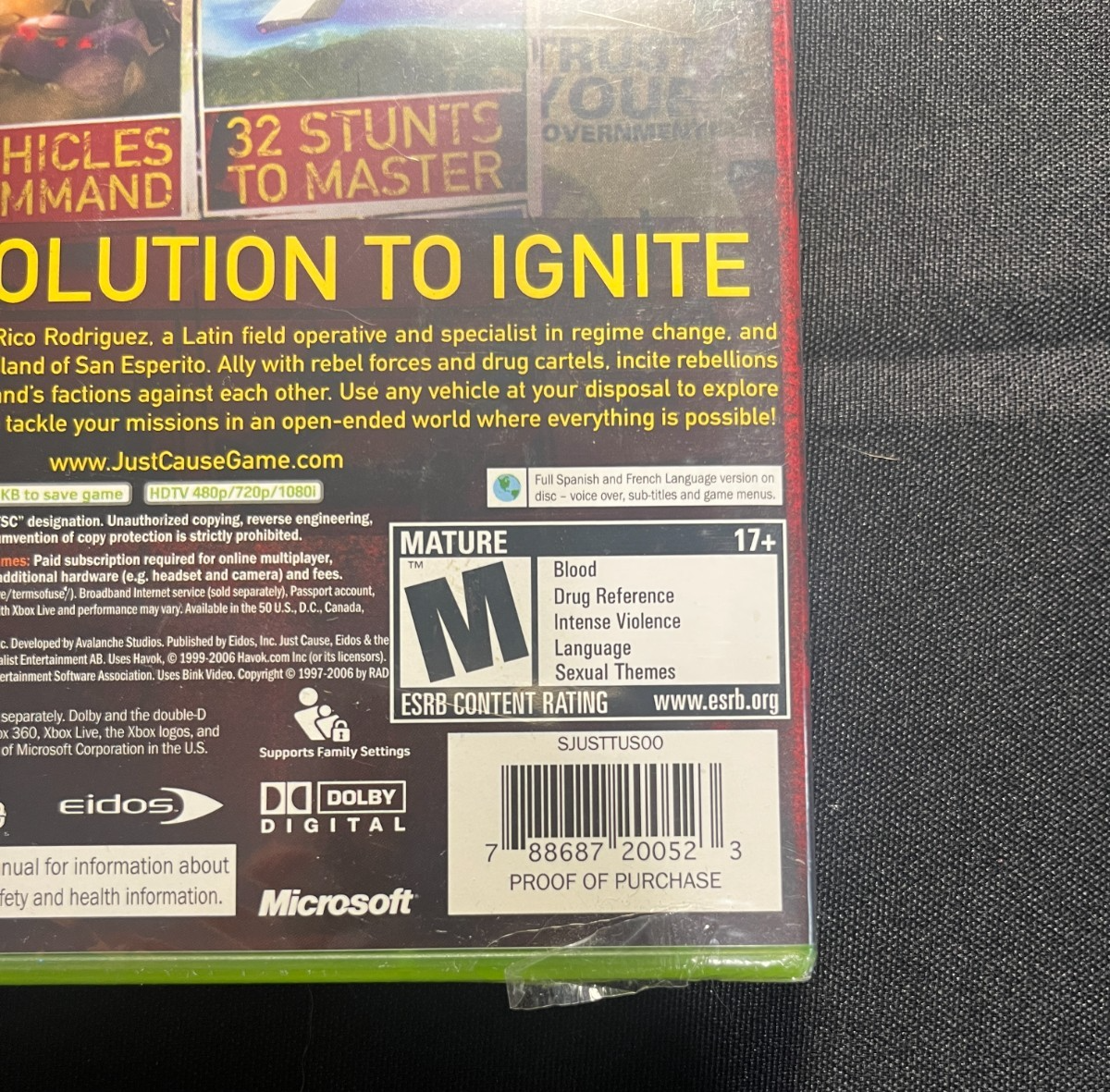 Just Cause (Microsoft Xbox 360, 2006) for sale online | eBay
