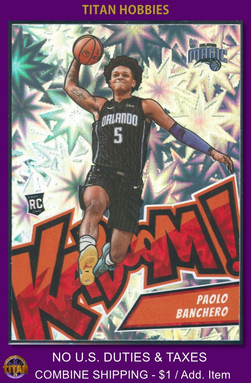 2022-23 Panini Crown Royale Kaboom Rookie #20 Paolo Banchero RC Kaboom! CASE HIT