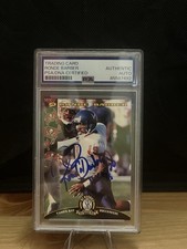 Ronde Barber Rookie Auto Card PSA Authentic Buccaneers. rookie card picture