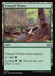 Tranquil Thicket - Commander: Duskmourn: House of Horror #318 Common