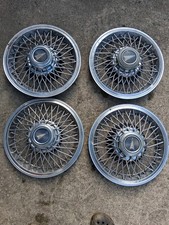 1980s Pontiac Grand Prix Bonneville 14 Oem Hubcaps Set Of 4 Vintage Set 2