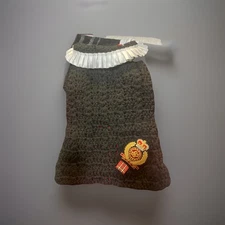 Dog Sweater Top Shirt Designer L Royal King One Of A Kind Custom Made Crochet